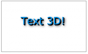 HTML5 Canvas: 3D text